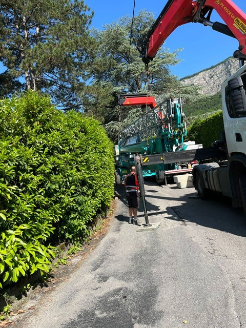 Levage et installation de grue