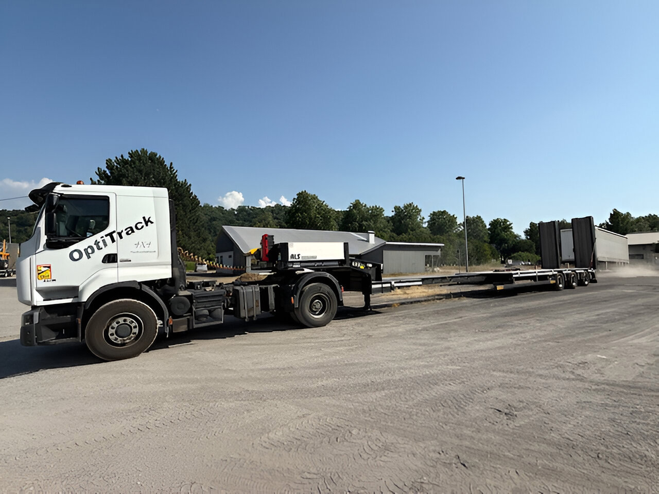 Camion et remorque BVGS